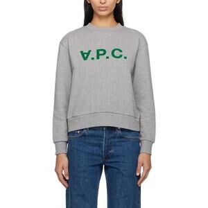 A.P.C. Classic Gray Elisa Sweatshirt Size XS